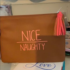 Nice/Naughty clutch
